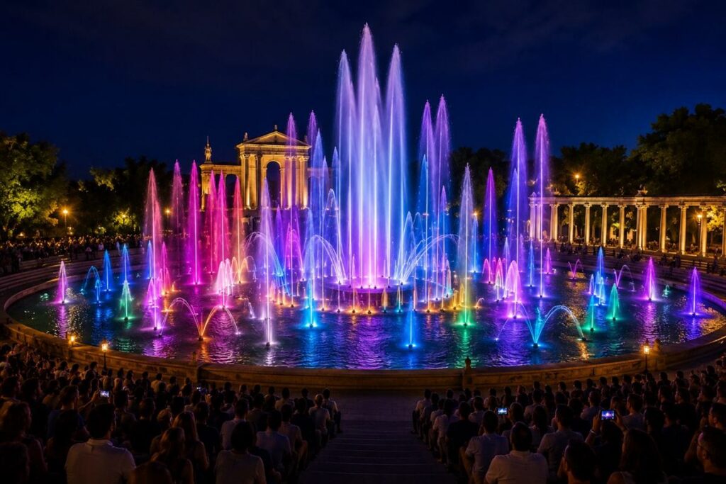 Free Fountain Show Returns Near Madrid This Summer