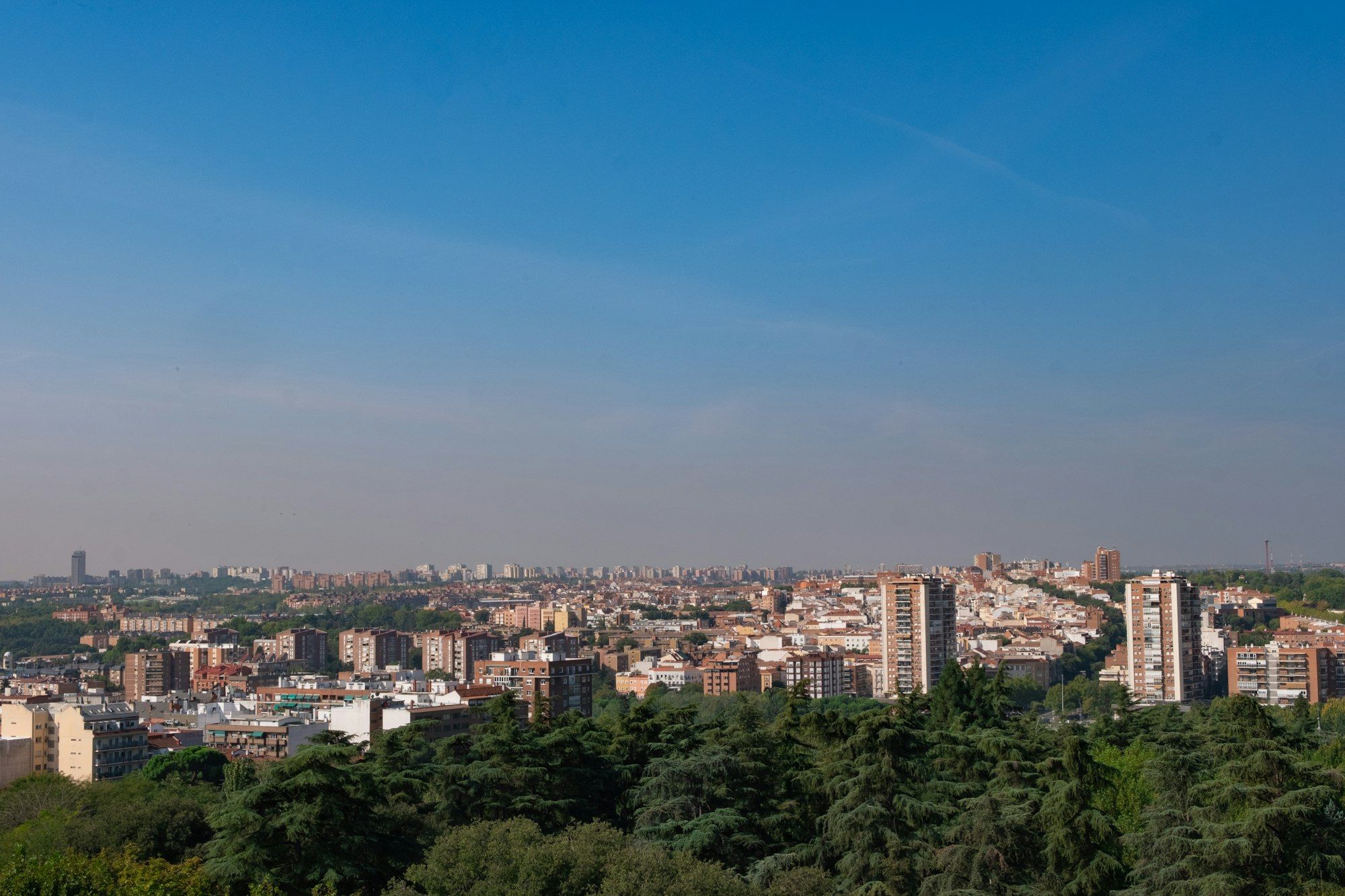 Green hills on the edge of Madrid