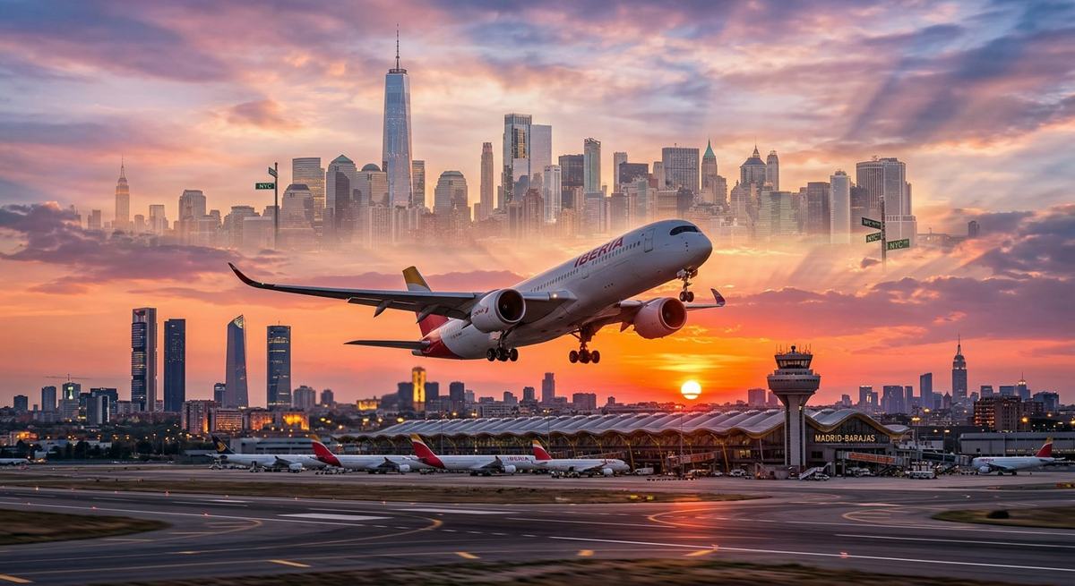 Madrid Expands U.S. Connections with New Newark Route and Third Daily Flight to New York