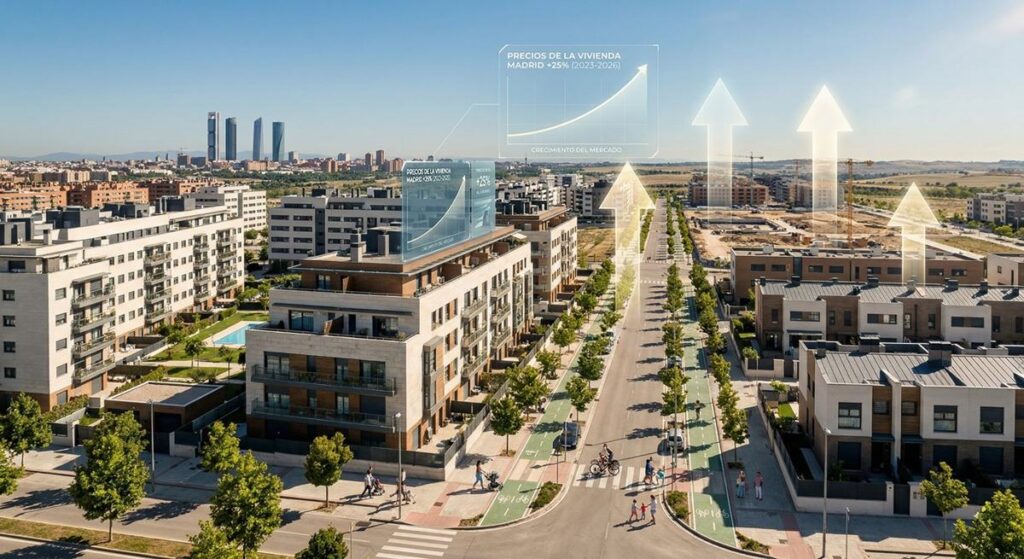 Madrid’s Housing Surge Spreads to Suburbs, With Prices Jumping Up to 22%