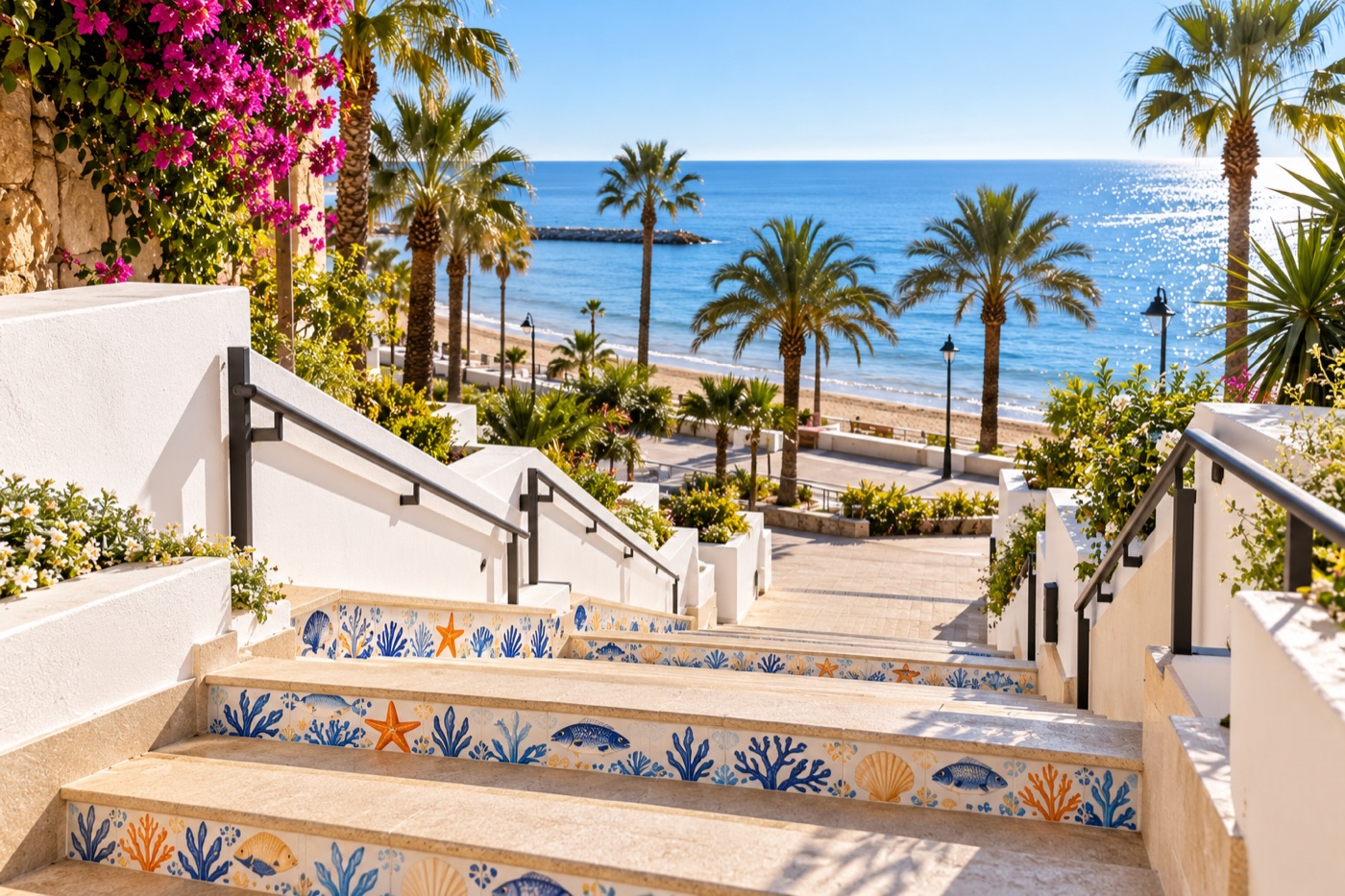 Marbella Enhances Its Seafront Promenade with Coastal-Inspired Renovations