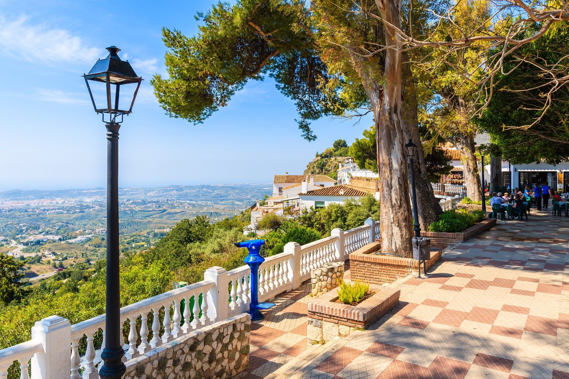 A viewpoint over the coast from Mijas Pueblo