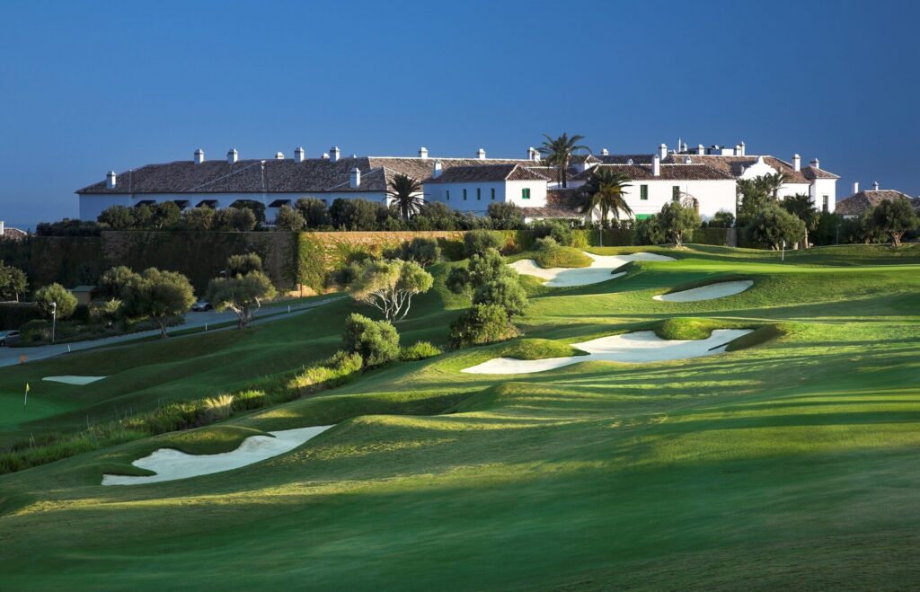 A golf course and hotel at Finca Cortesín
