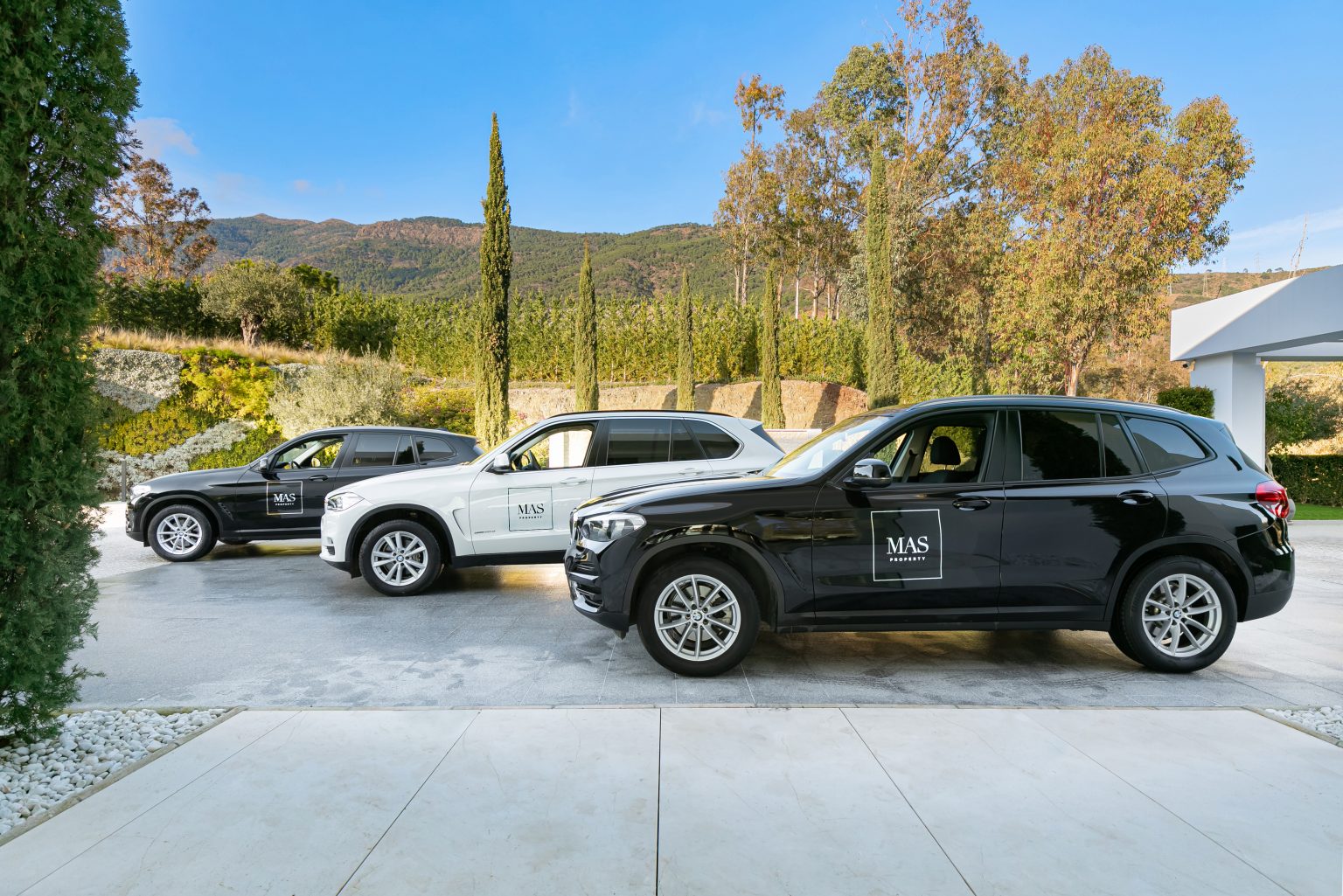 MAS Property cars outside the office