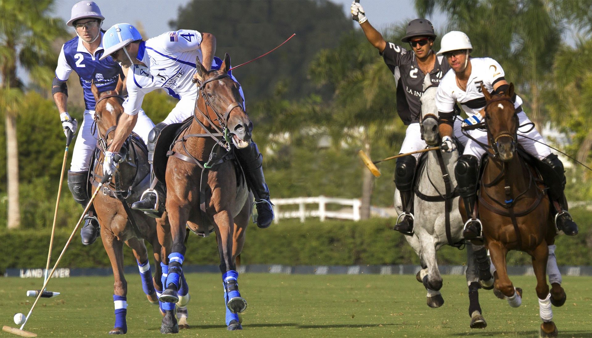 Polo players at Santa María Polo Club